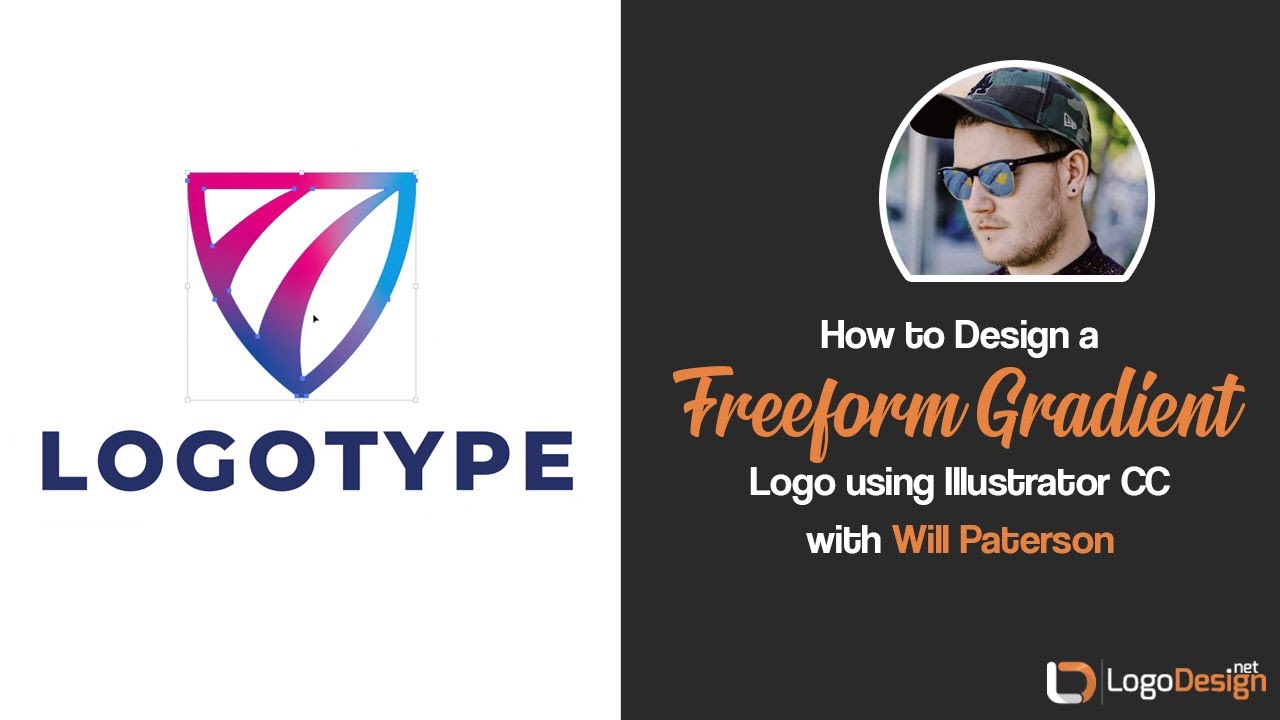 How To Design A Freeform Gradient Logo using Illustrator CC by Will Paterson