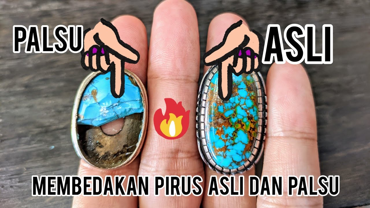 Cara Membedakan batu pirus asli dan palsu