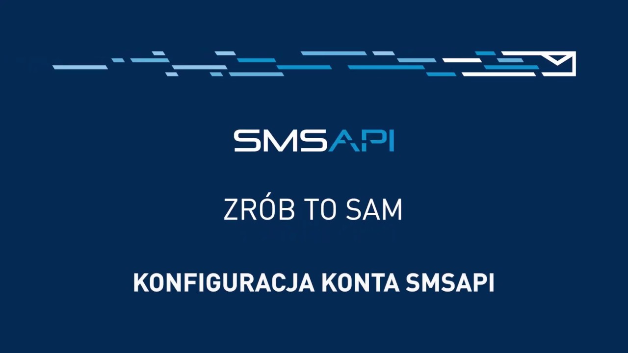 Konfiguracja konta SMSAPI  | Poradnik SMS API Zrób to sam