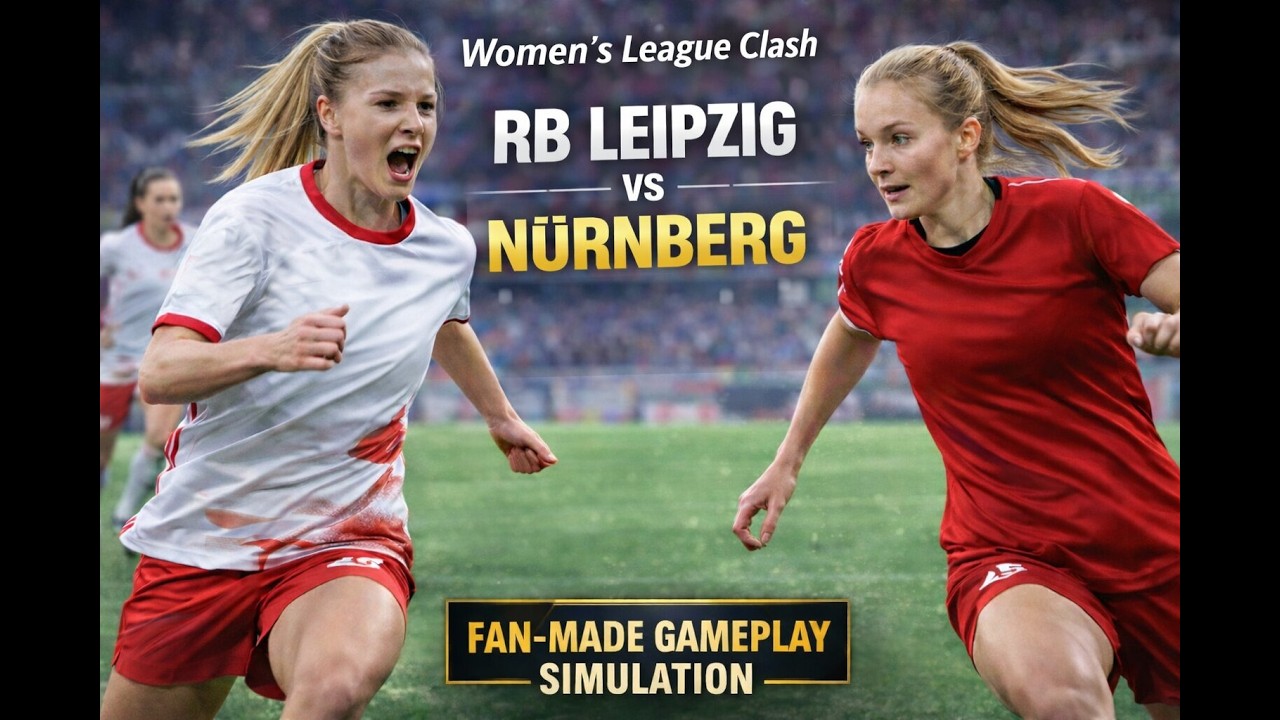 RB Leipzig (W) vs Nürnberg (W) | Women’s League Clash 🔥 | Gameplay Simulation (Fan Made)