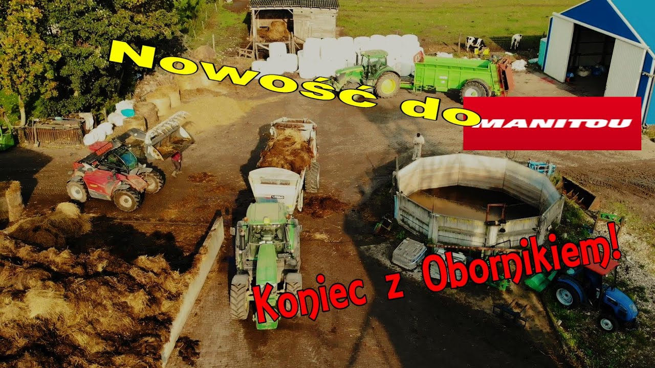 Obornik już nie będzie nawozem Organicznym 😯. Nowy zakup do Manitou 👍👍