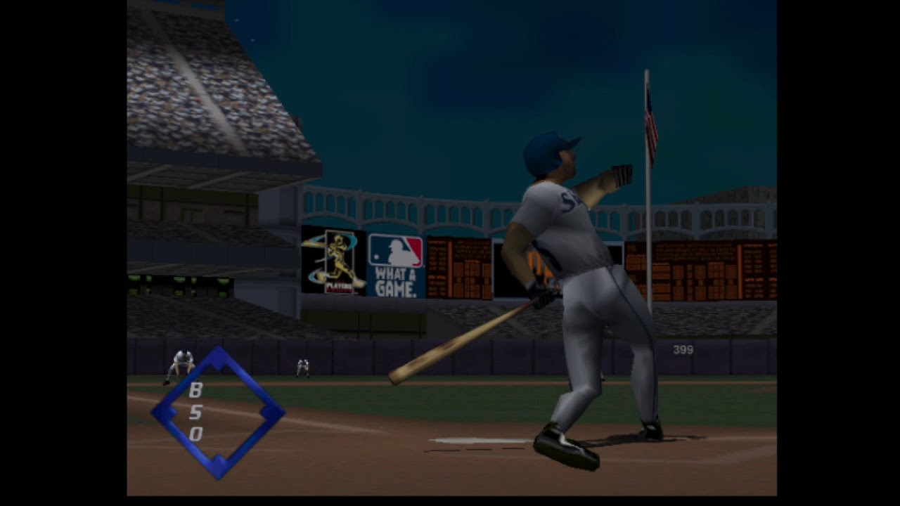 Ken Griffey Jr.'s Slugfest N64 Gameplay - Mariners vs Yankees 1999