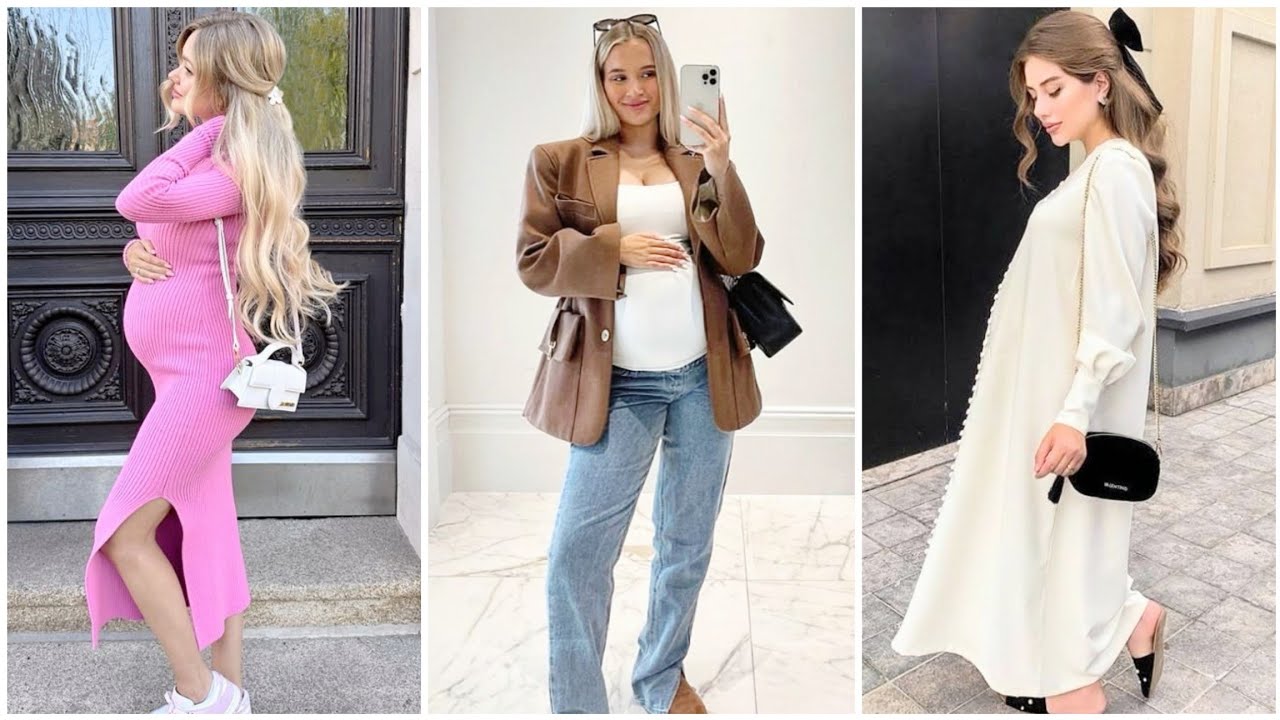 IDEAS PARA VESTIRSE Y VERSE BIEN DURANTE EL EMBARAZO| OUTFITS JUVENILES 2025🤰