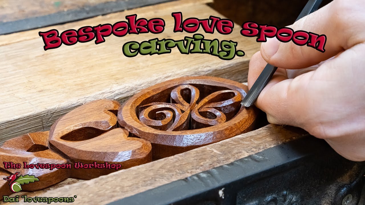 Making a Book Love spoon. (A Blast from the Past, 2009)