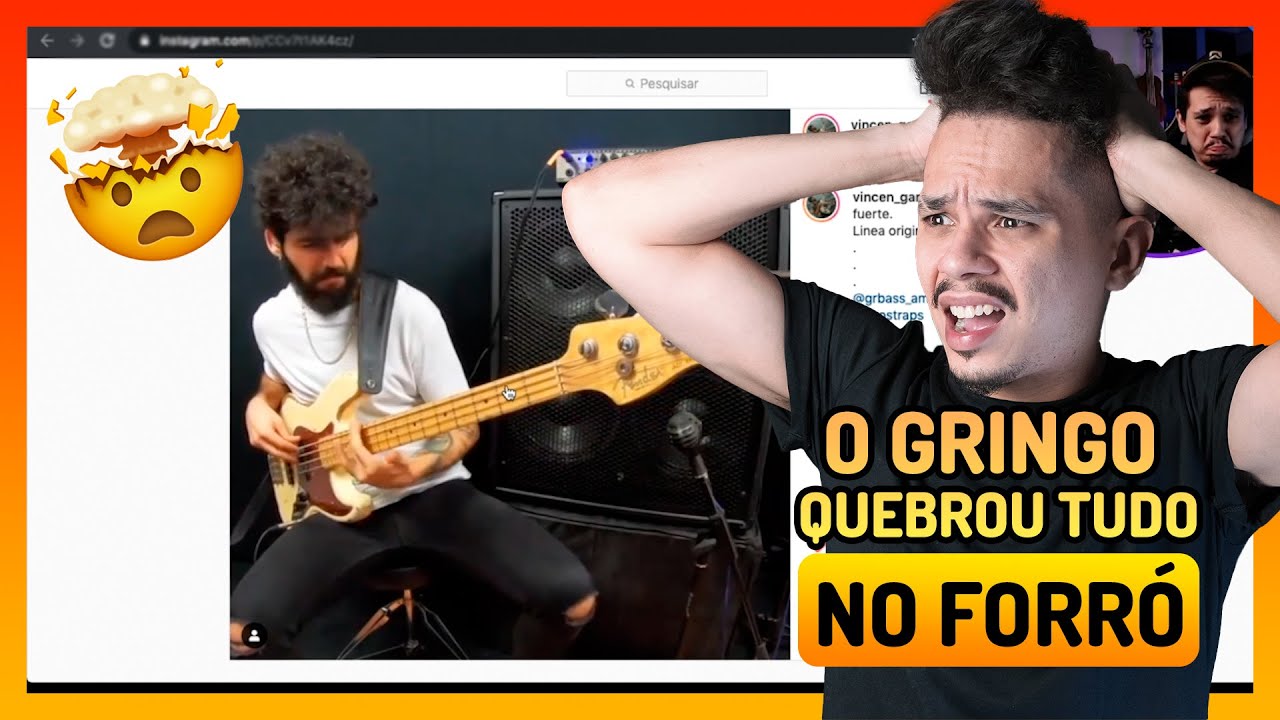 🤯 OLHA O QUE ESSE GRINGO FEZ NA MINHA LINHA DE FORRÓ!! @vincengarcia