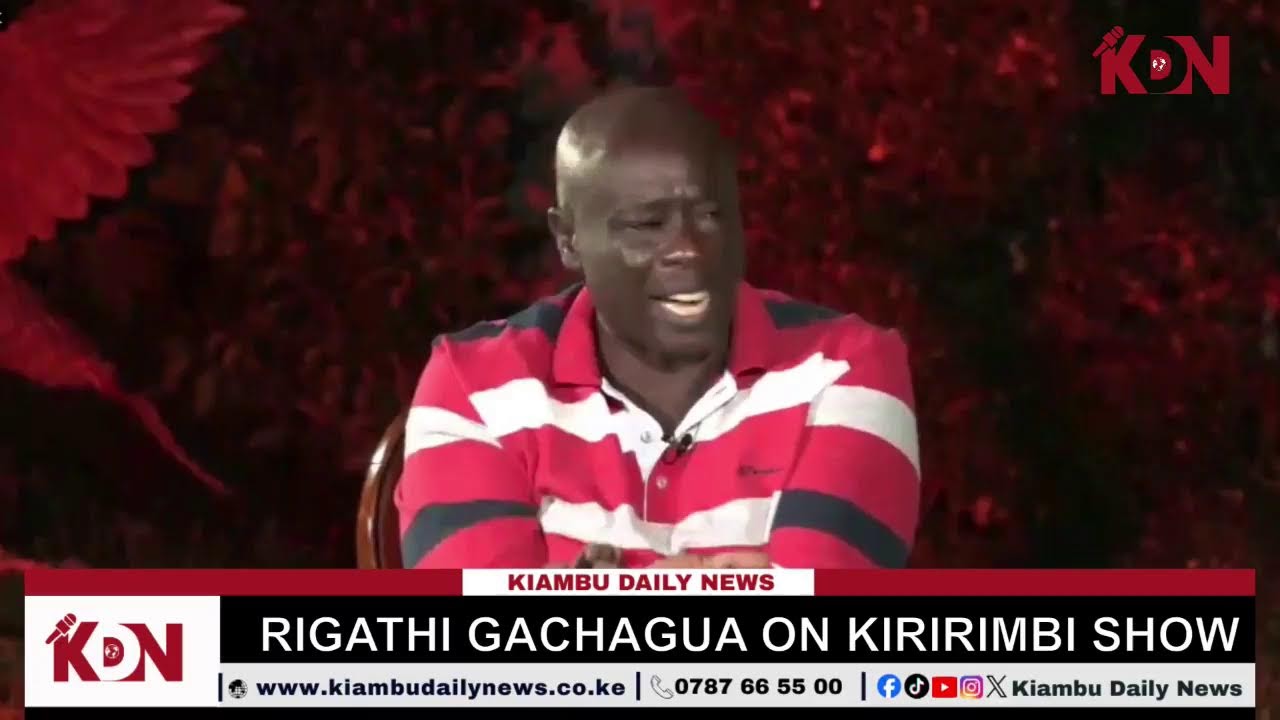Rigathi Gachagua on Kiririmbi show, Inooro Tv
