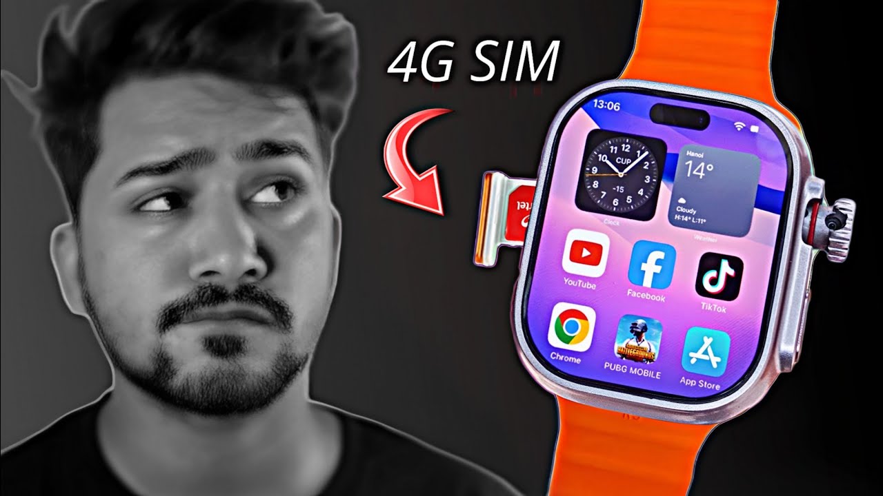 Play BGMI & Free Fire in this Watch 🔥 4G LTE Smartwatch