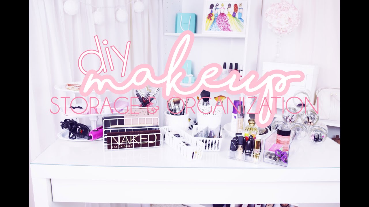 10 DIY Makeup Storage & Organization Ideas ♡