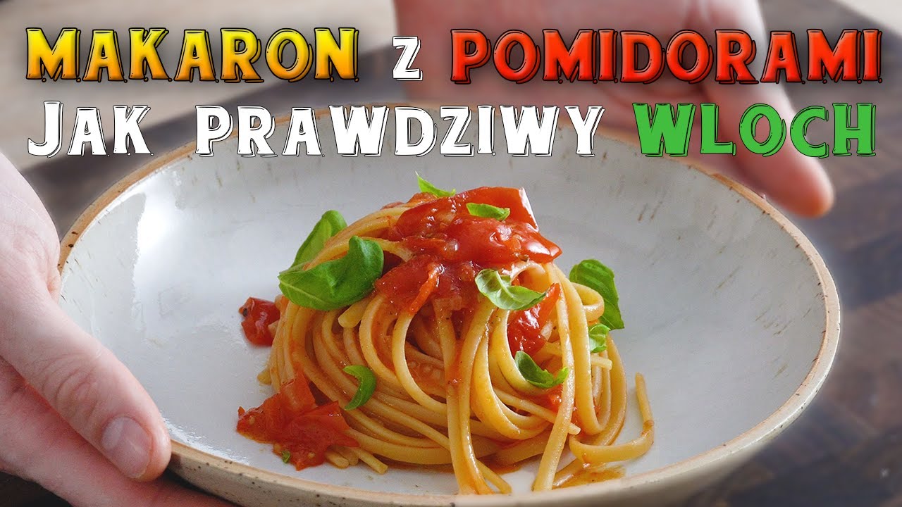 Gotować MAKARON jak prawdziwy WŁOCH czyli MAKARON z POMIDORAMI | Mangia Mangia