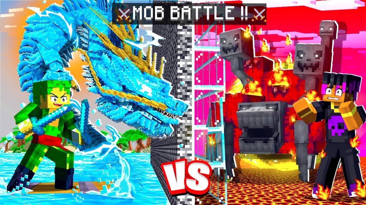 NOOB vs PRO EXTREME MOB BATTLE CHALLENGE 🤯