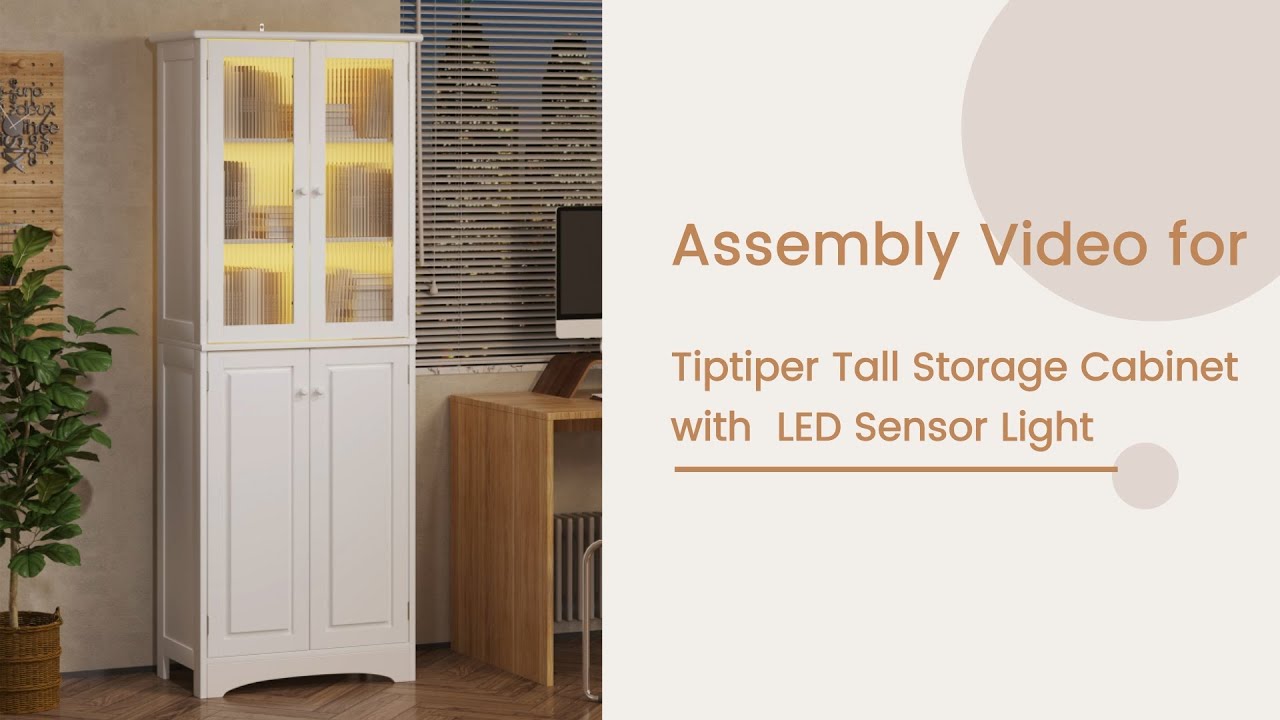 How to assemble a bathroom locker with Changhong glass doors?