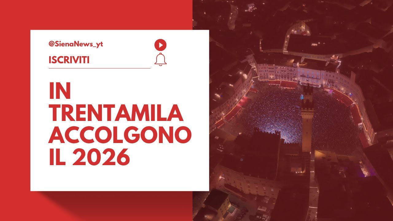 Irama conquista Siena: Piazza del Campo gremita per il concertone di Capodanno - Le Immagini