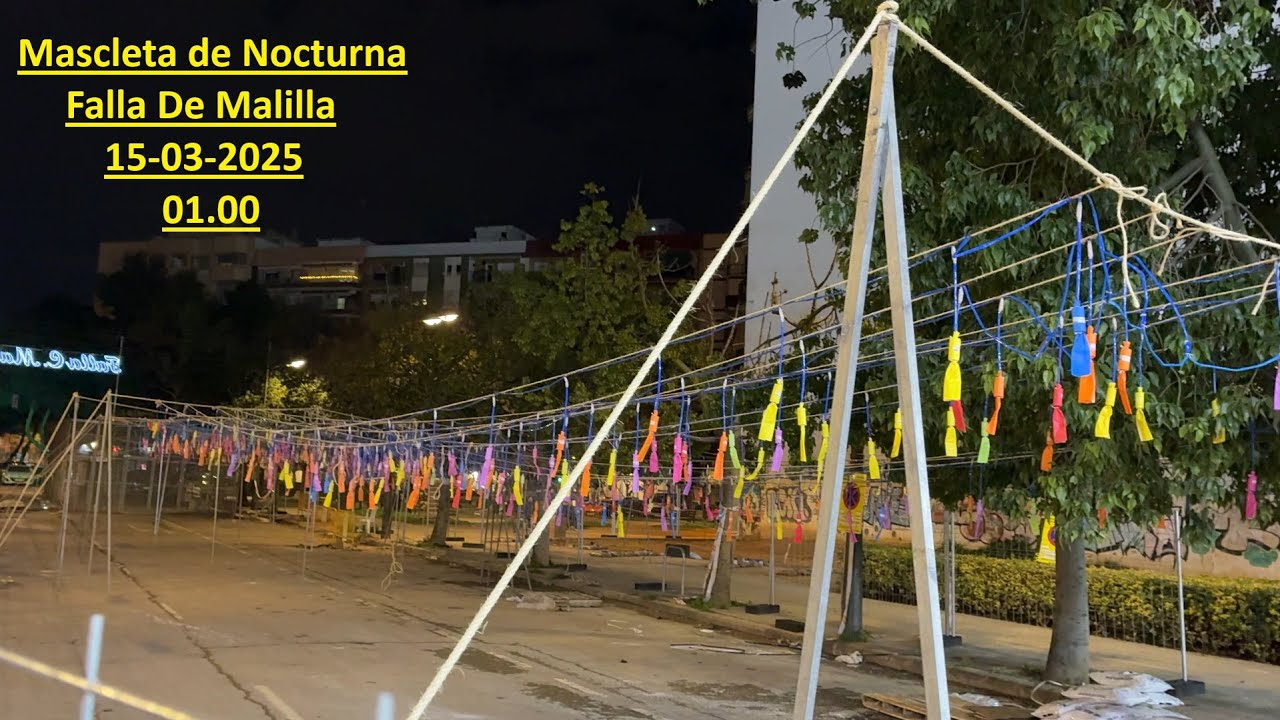 Mascleta Nocturna Falla Aras de Malilla 15-03-2025 01:00# Fallas 2025