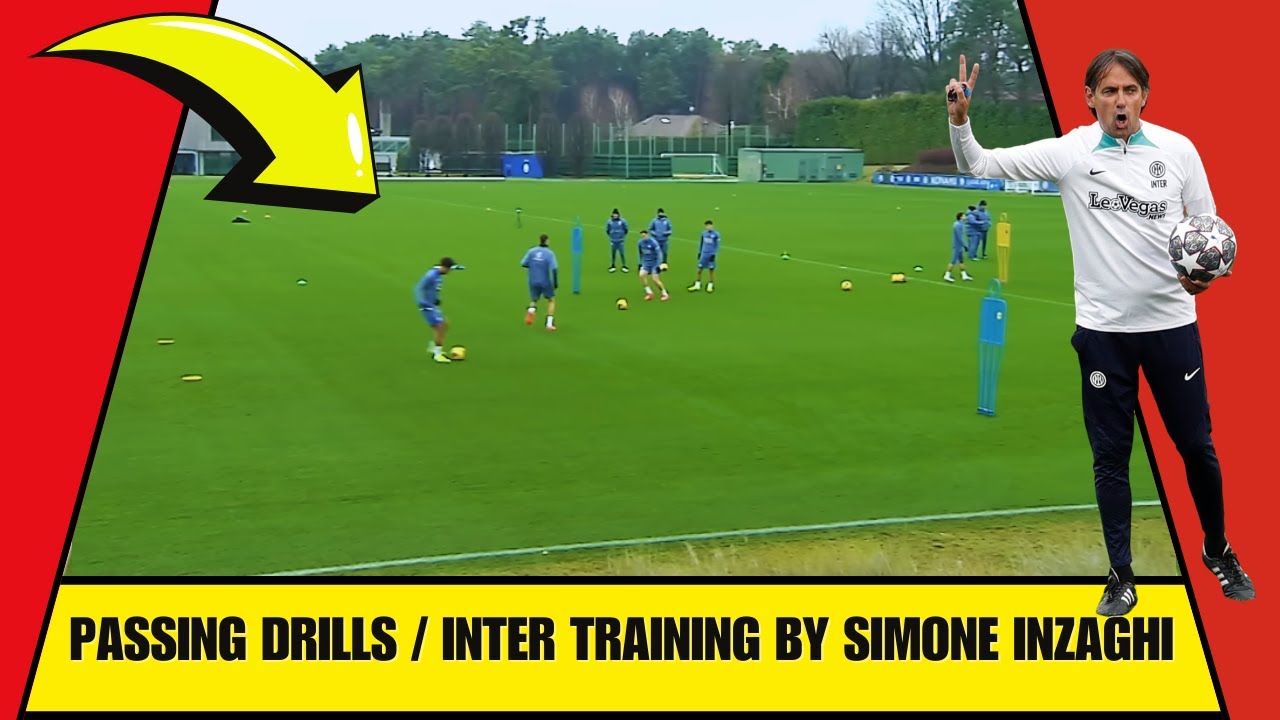 High Intensity Passing Drills / Inter Training by Simone Inzaghi