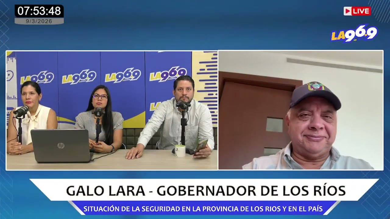 Situación de la seguridad en la provincia de los Ríos y el país | Galo Lara Gobernador de los Ríos