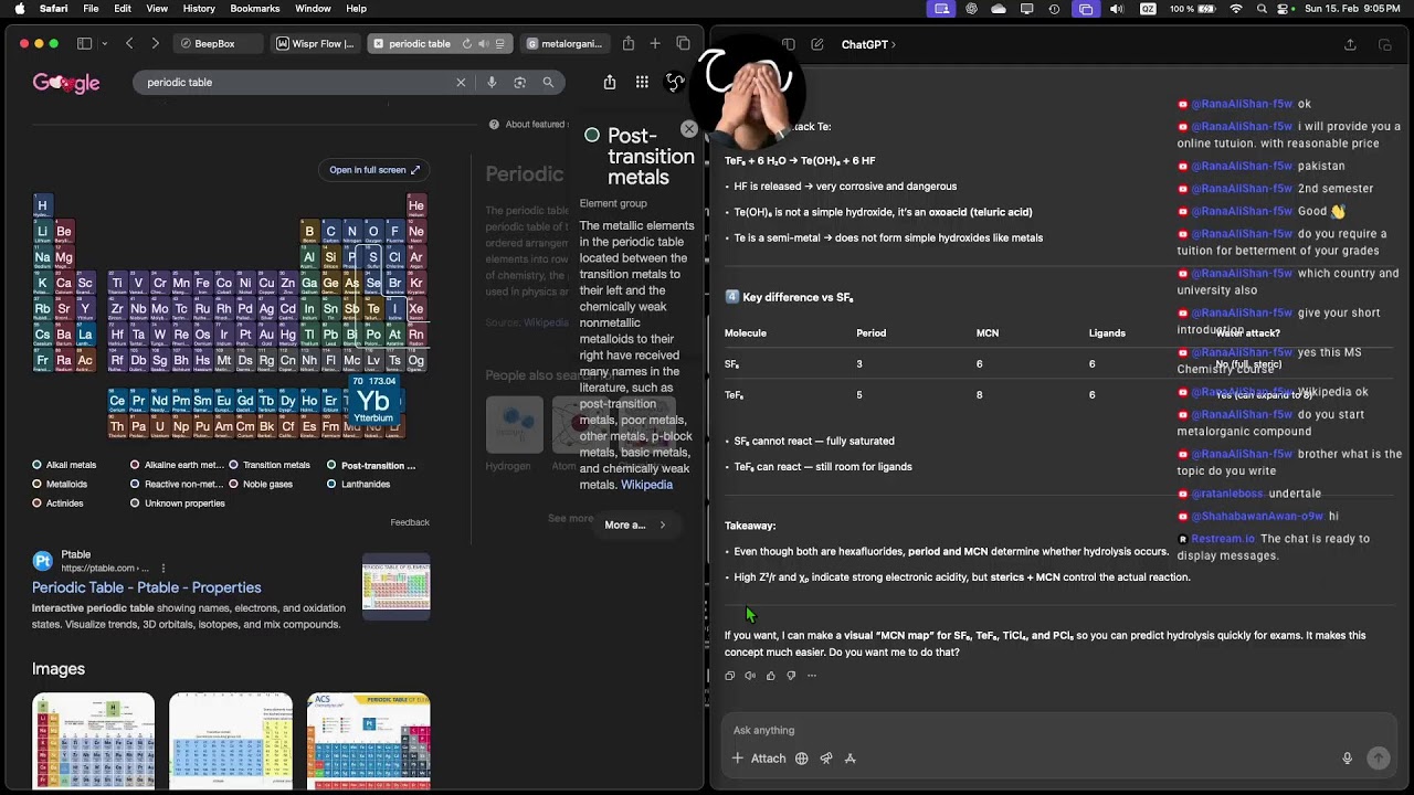 [Day 265] Inorganic Chemistry Study Session | 1 Viewer = Undertale