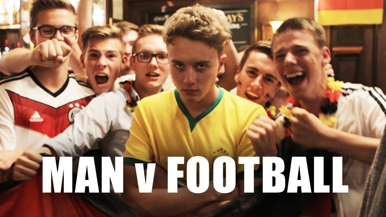 Surrounded by Germans, Supporting Brazil. F**k! | Man v Football