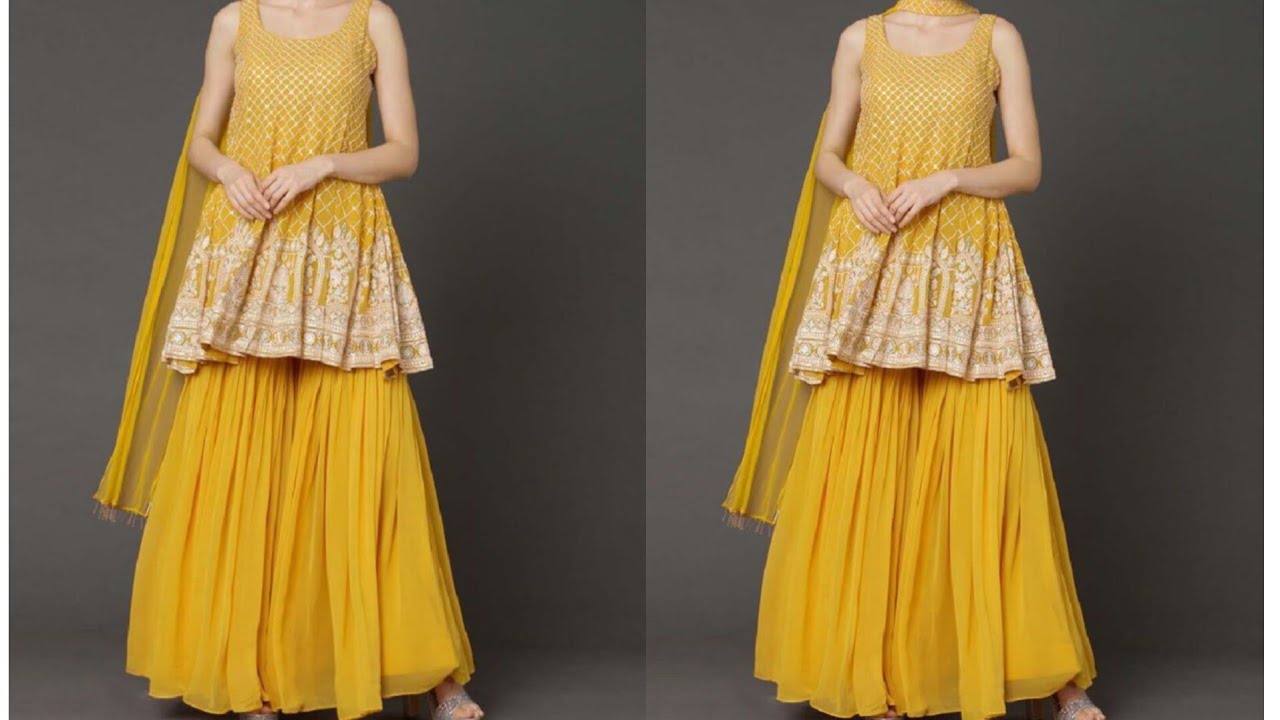 Gharara/Sharara Cutting And Stitching/gharara sharara plazo cutting stitching #gharara