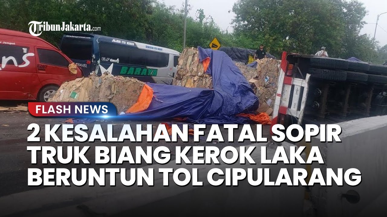 2 KESALAHAN Fatal Sopir Truk Jadi Pemicu Kecelakaan Tol Cipularang sebelum Tabrakan, Begini Nasibnya