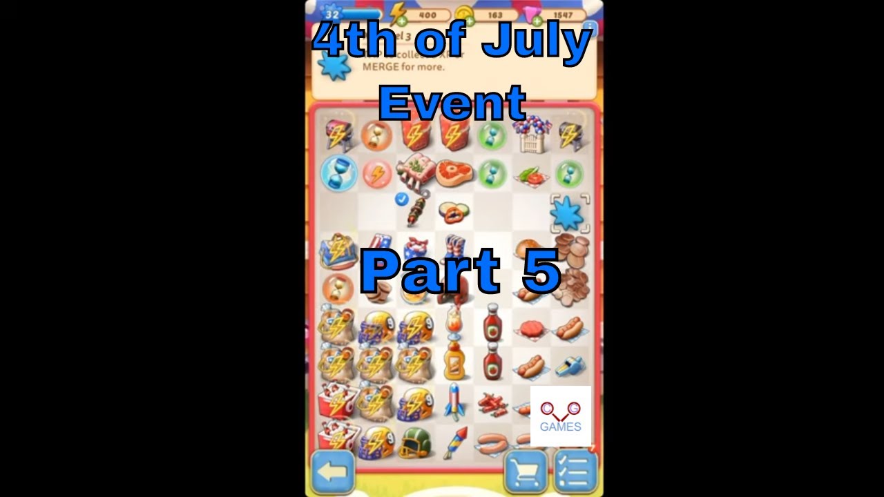 Merge Mansion - 4th of July Event 🇺🇸🧨 - Part 1.5 - Gameplay - FULL STORY - CaroGamesNL