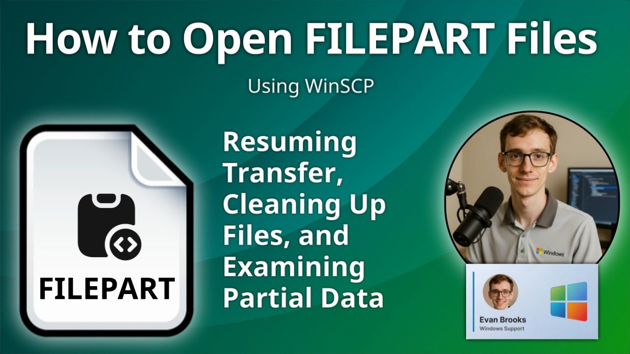 Как открыть файлы FILEPART (временные файлы передачи WinSCP)