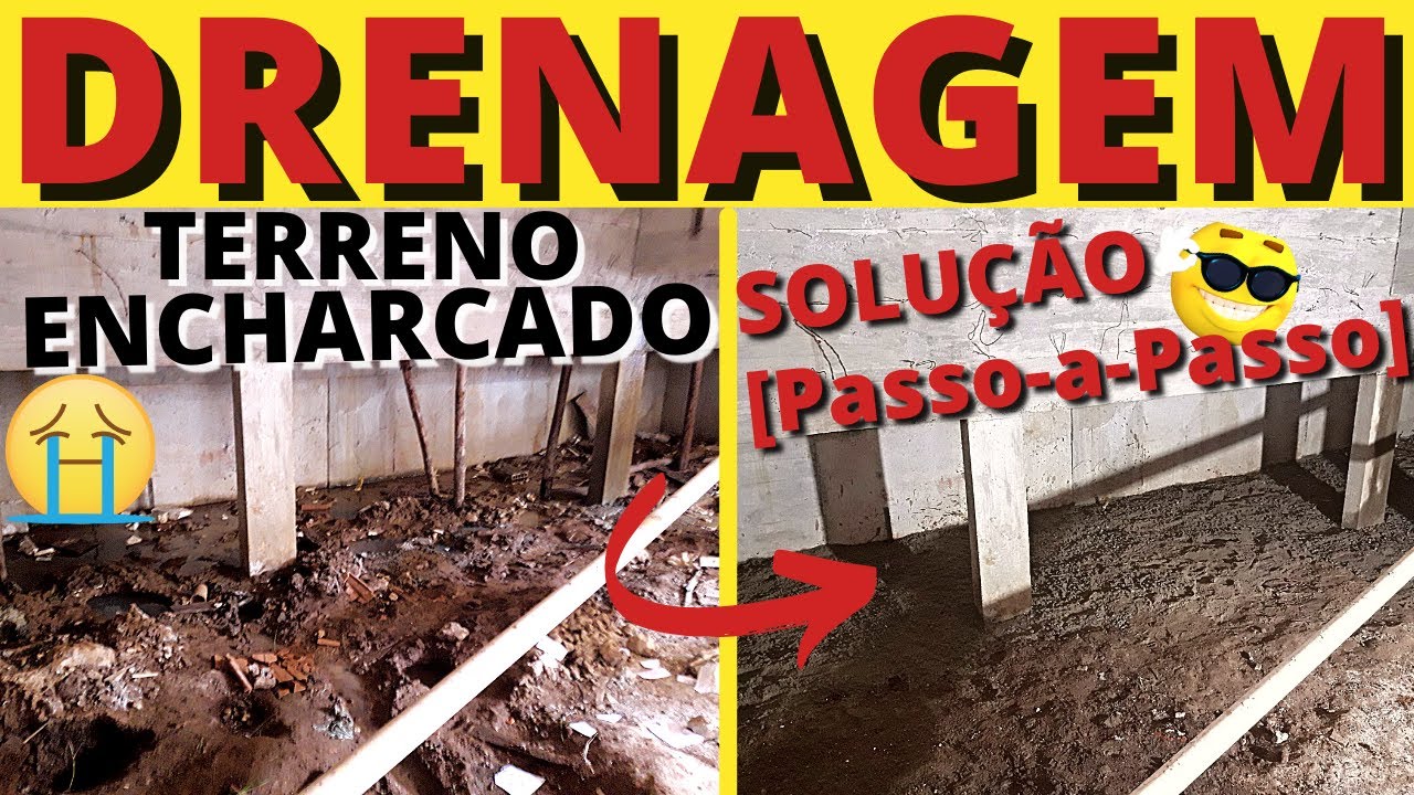 Fazer DRENAGEM em TERRENO ALAGADO, GRAMADO ENCHARCADO, etc. [Passo-a-Passo SEM ENRROLAÇÃO]!!!