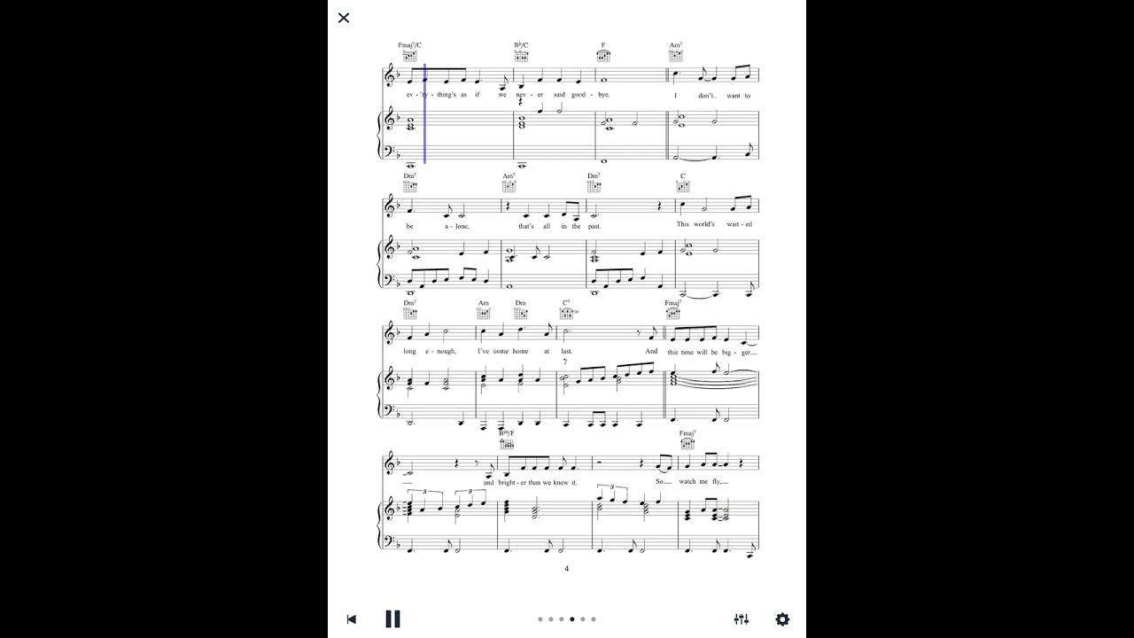 As if we never said goodbye practice track 