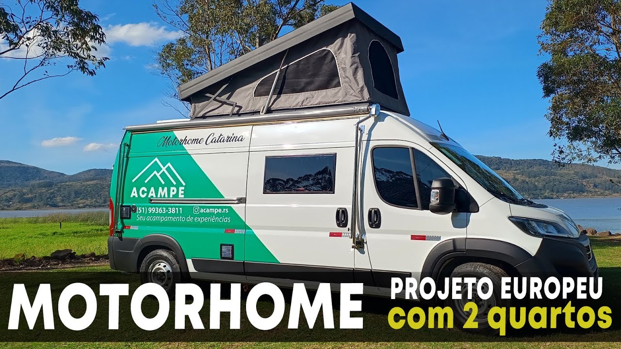 TOUR CATARINA - Fiat Ducato com dormitório superior elétrico - Viajam 7 e dormem 5 adultos