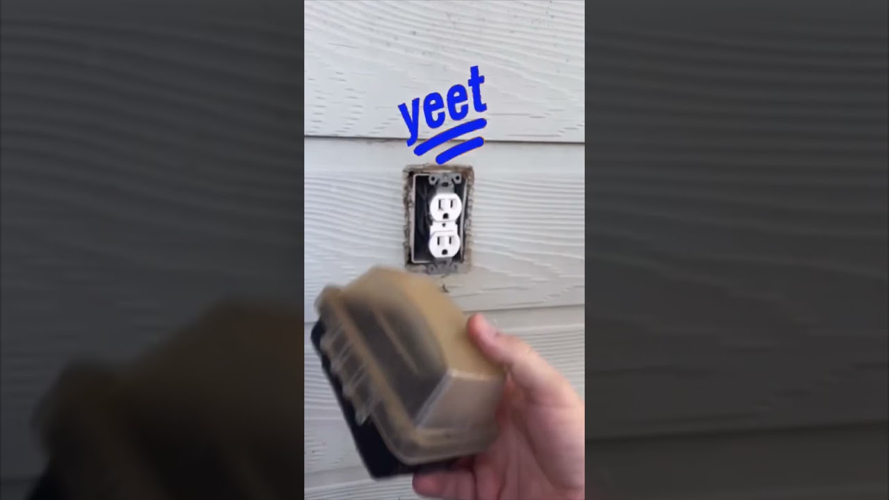 Easy Outdoor Outlet Upgrade