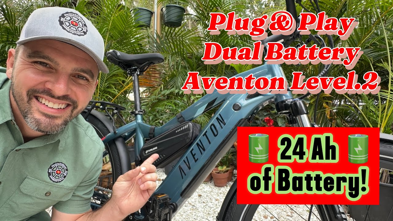 Aventon | Уровень 2 | Установка двух аккумуляторов по принципу Plug & Play: добавление второго ак...