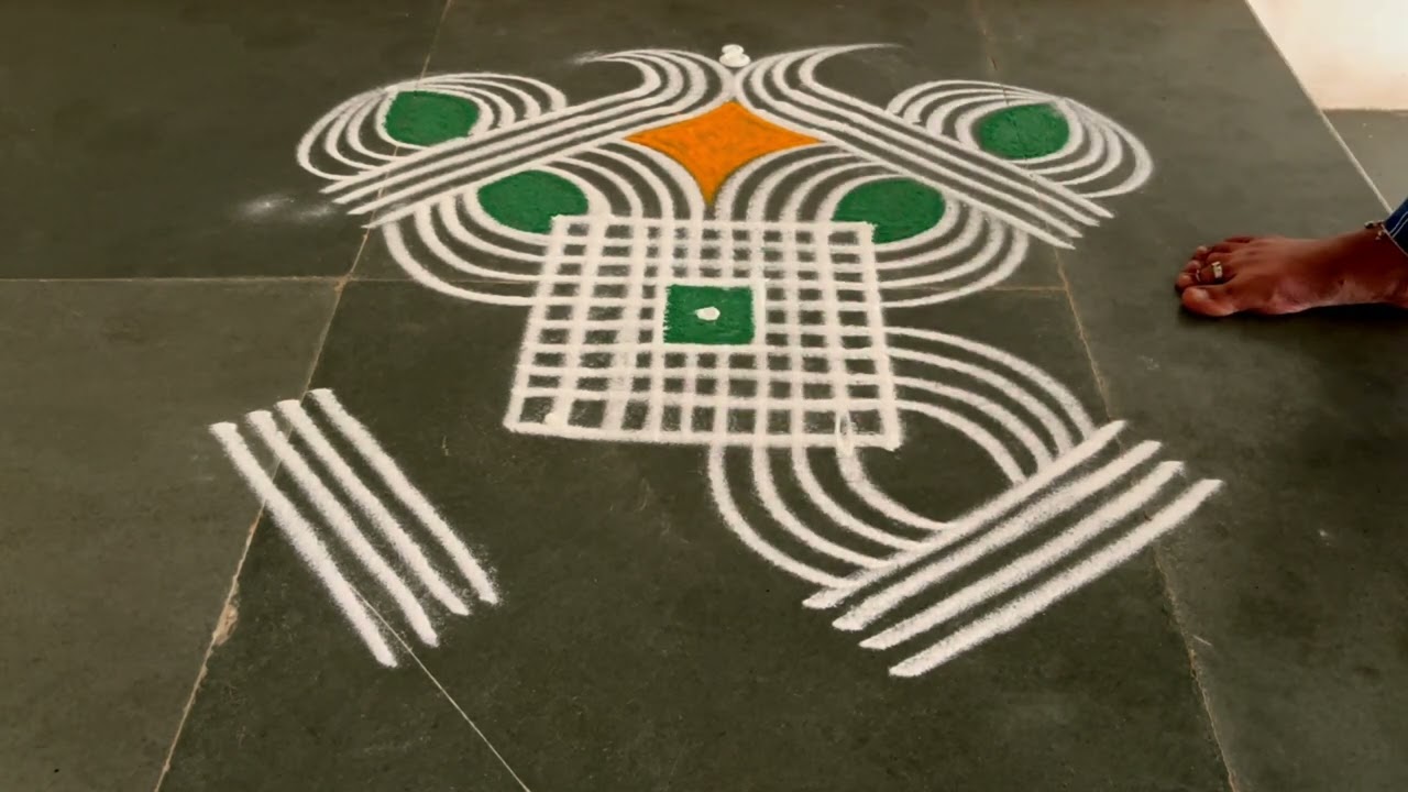 Easy thaipoosam padikolam designs| Simple muggulu designs| easy rangoli designs| Beginners kolam