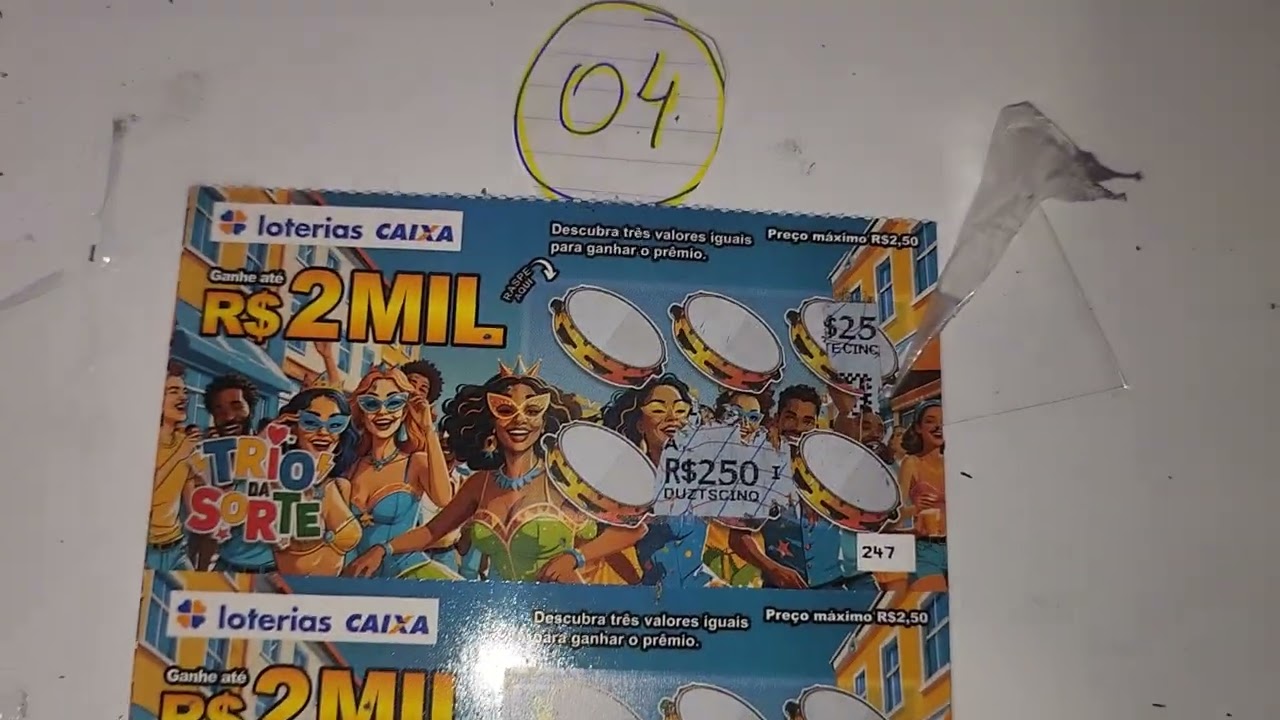 04 ÚLTIMA TENTATIVA NA RASPADINHA DE CARNAVAL DA LOTERIA