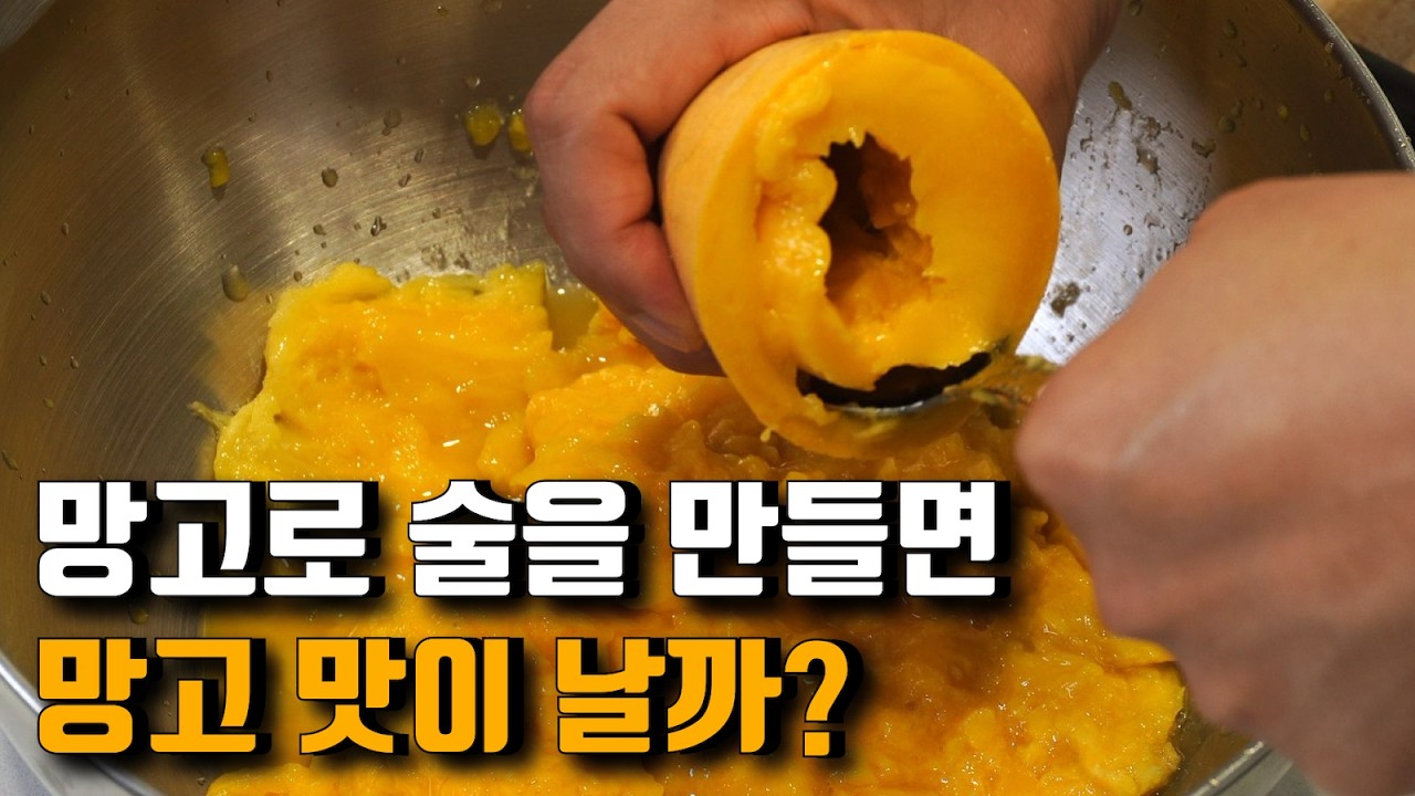 망고로 소주를 만들면 무슨 맛일까? (쪽박 아니면 대박)