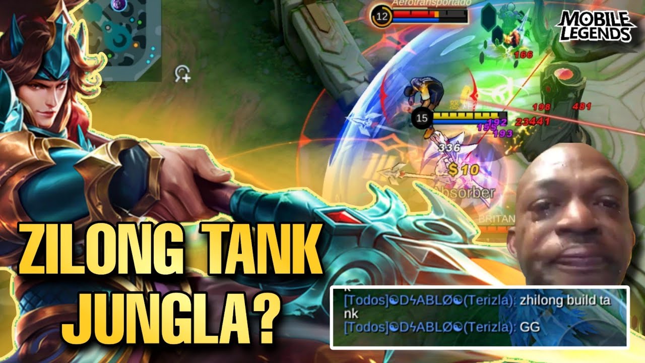 ZILONG TANK JUNGLA😎 TROLL O GENIO? JUZGA TU MISMO🥸 MOBILE LEGENDS ESPAÑOL
