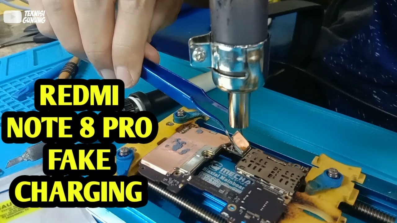 XIAOMI REDMI NOTE 8 PRO FAKE CHARGING DI CAS TIDAK NAMBAH