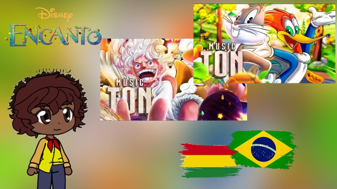 Encanto React Rap do Lunáticos 1 & 2 | Pernalonga, Pica-Pau, Luffy e O Máskara | @PapyrusDaBatata