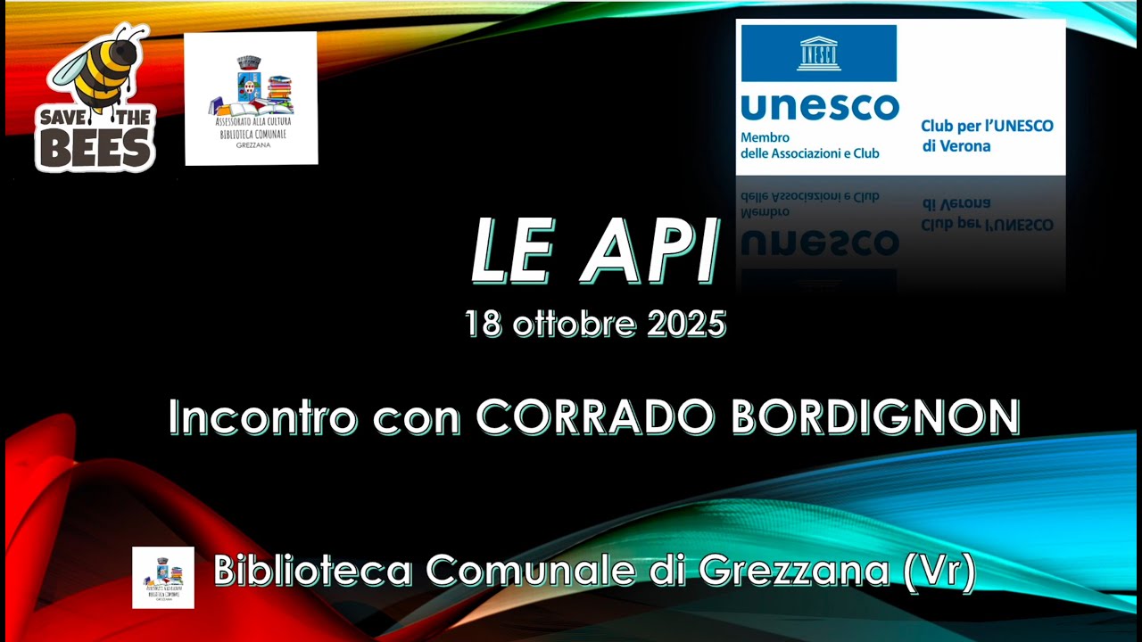 2025 10 18 Club per l'Unesco di Verona   Le api