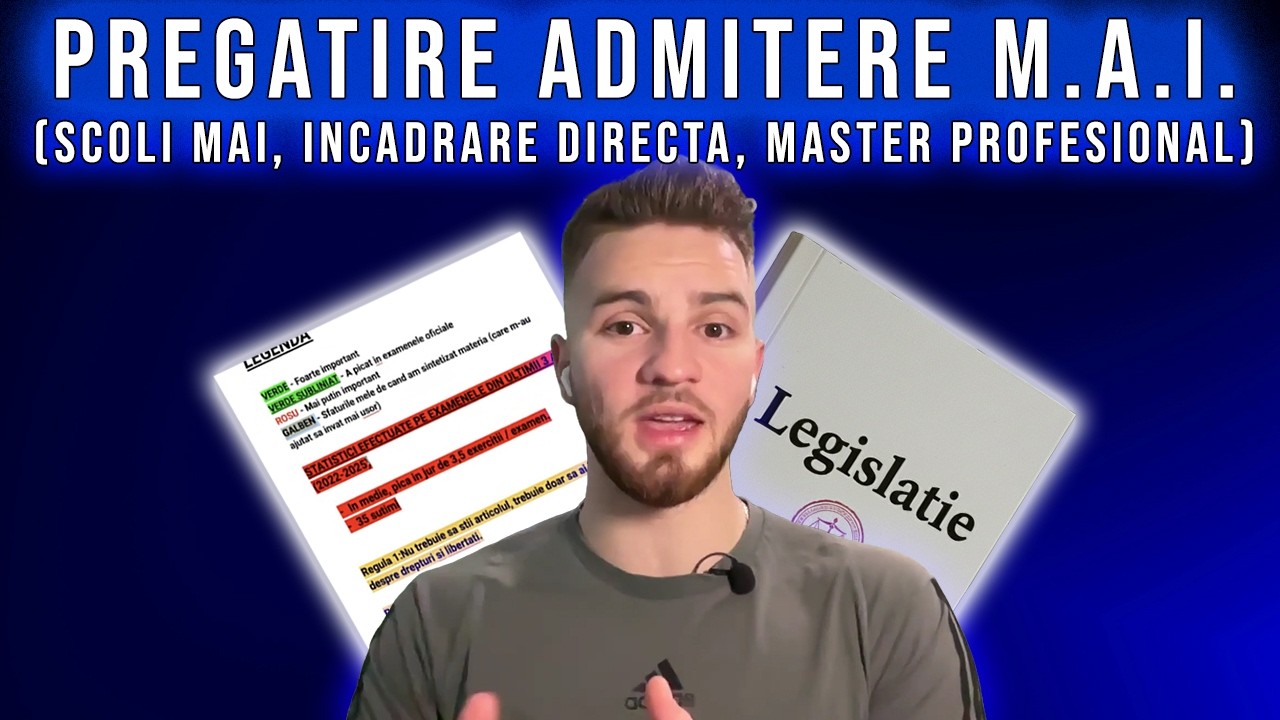 Pregatire din Legislatia MAI - Scoli MAI, Sursa Externa, Master Profesional
