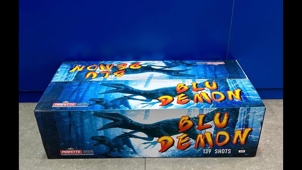 BLU DEMON 139 colpi - Pirotecnica PIROLANDIA