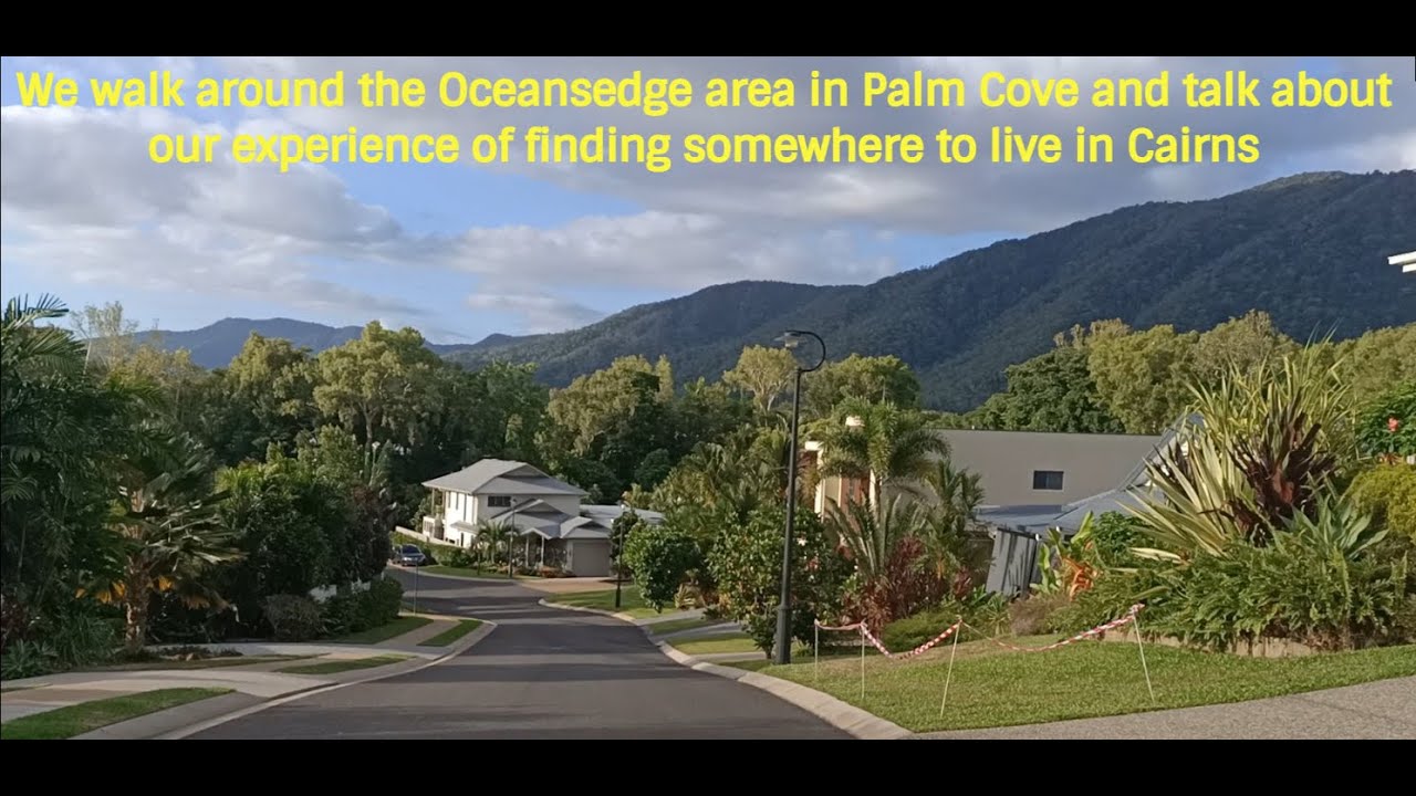 Walking around Oceansedge in Palm Cove, perhaps the prettiest residential area in Cairns.