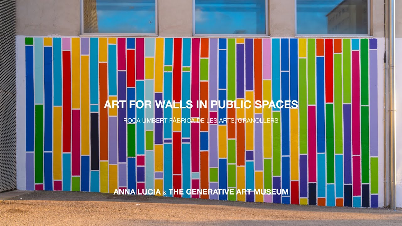 Art For Walls In Public Spaces by Anna Lucia & The Generative Art Museum