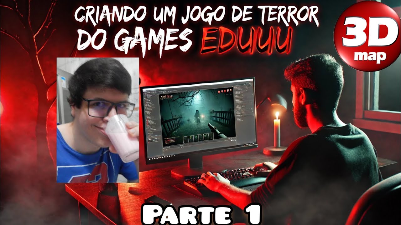 CRIANDO UM JOGO DE TERROR DO GAMES EDUUU NO 3D MAP!