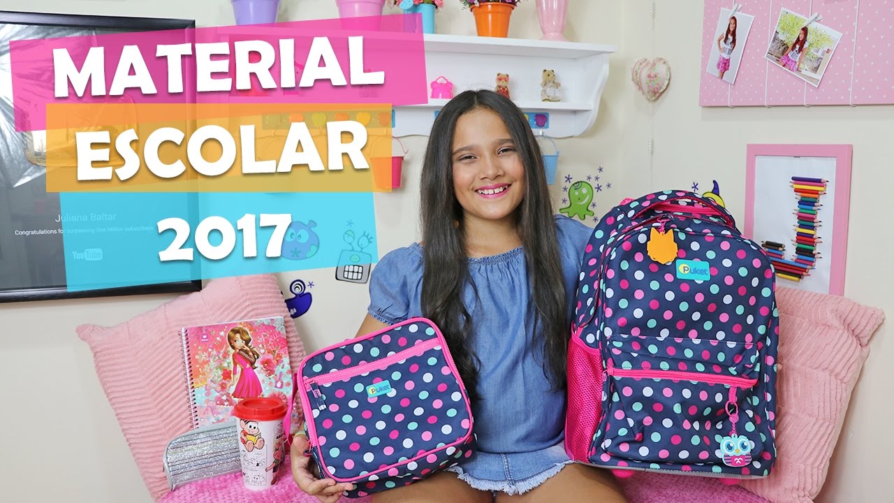 MEU MATERIAL ESCOLAR 2017 - JULIANA BALTAR