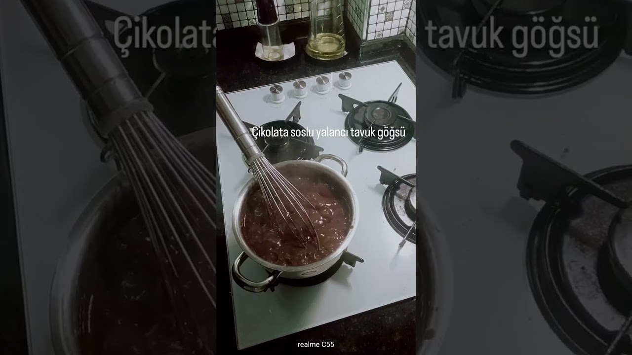 Çikolata soslu yalancı tavuk göğsü