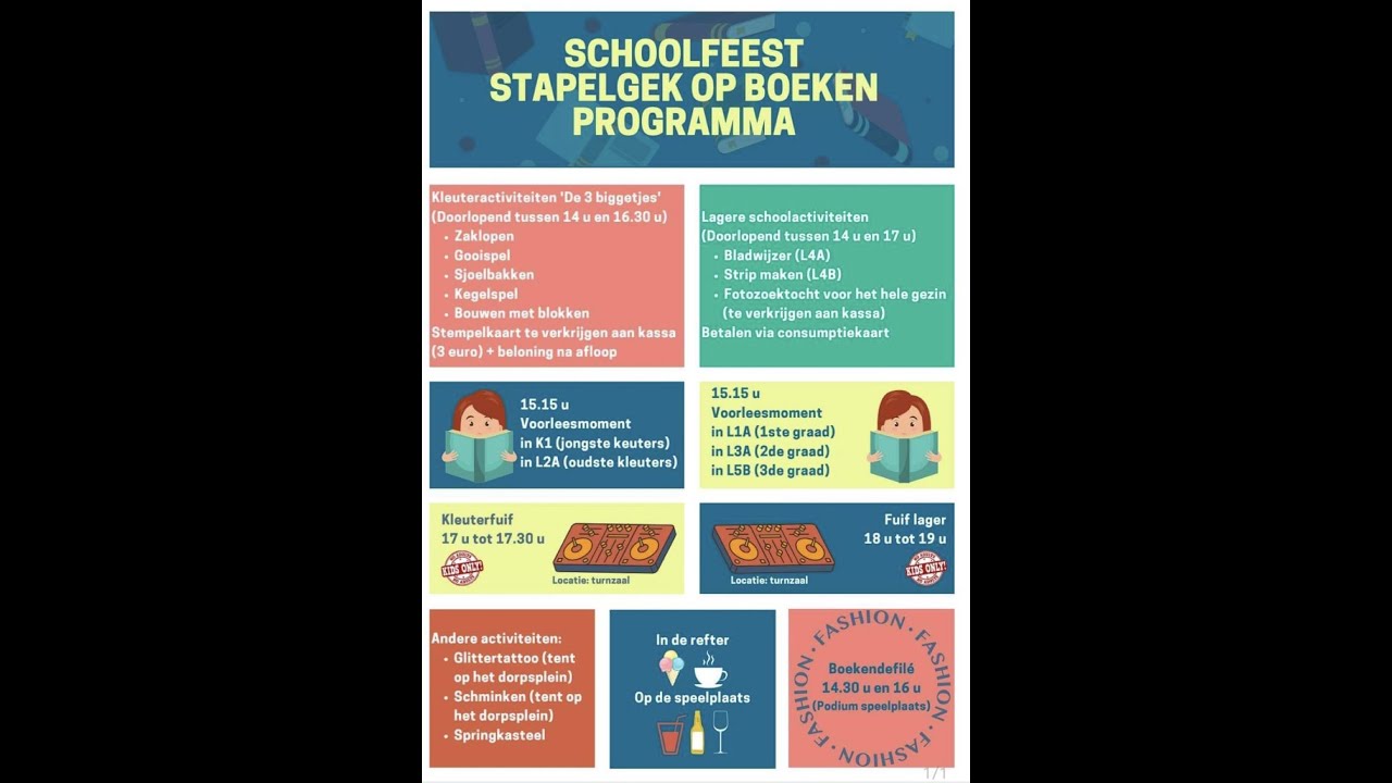 VBS Massemen - Schoolfeest '23 - Stapelgek op boeken