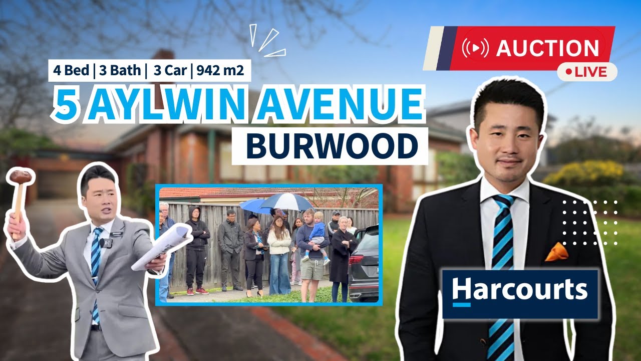 Live Auction @ 5 Aylwin Avenue, Burwood - Auction Results Melbourne