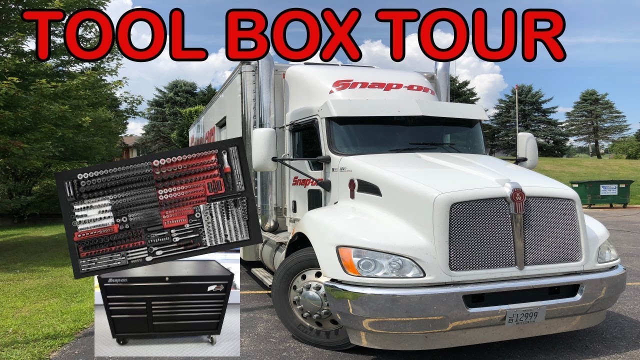 SNAP ON REPO TOOL BOX TOUR