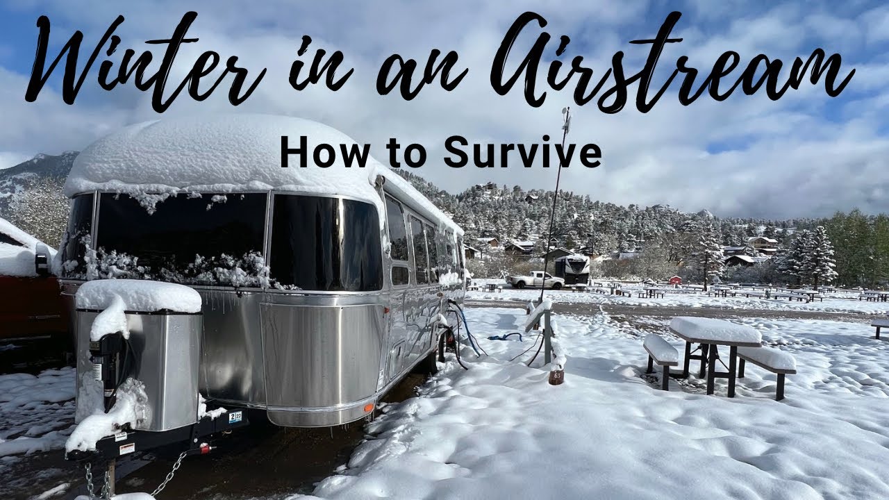 How to survive winter in an Airstream Flying Cloud | FULL TIME RV LIVING | I survived -56 windchill!