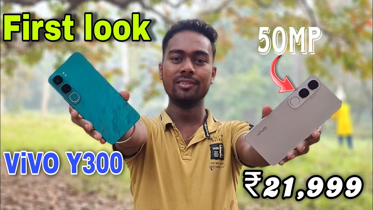 First look vivo y300 5G  review & 5OMP camera testing unboxing  ₹21,999