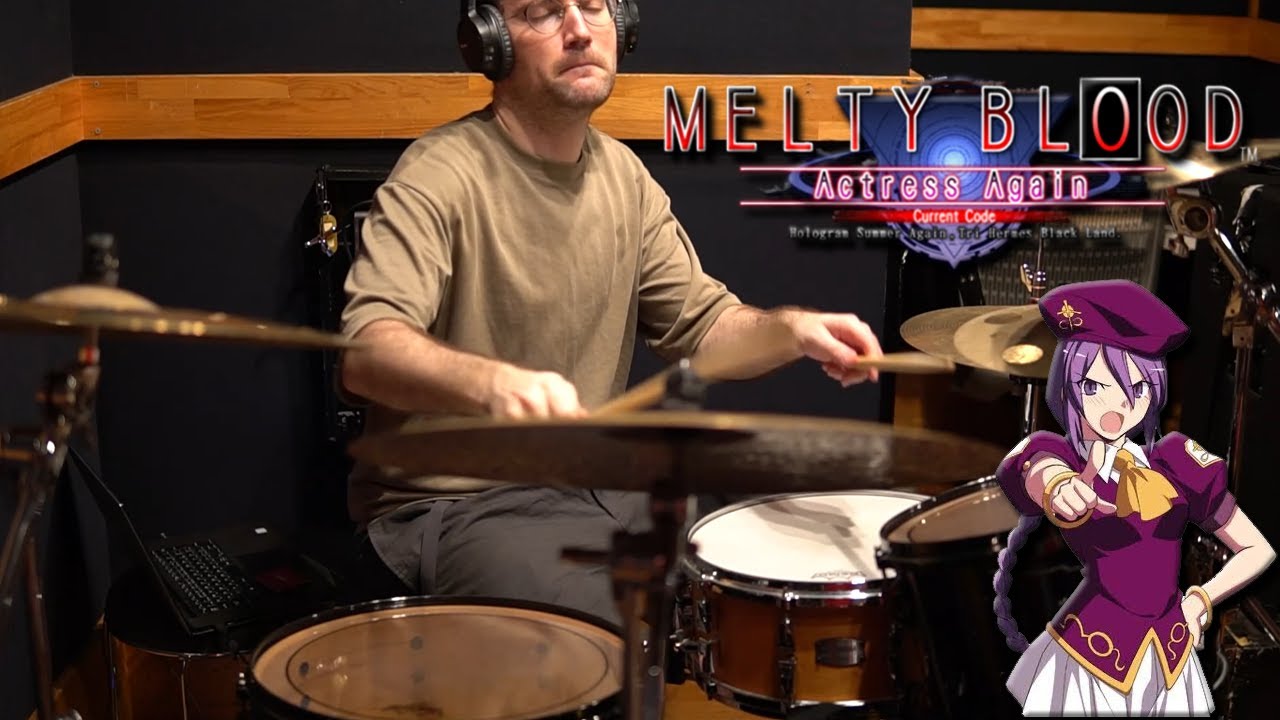 Melty Blood Actress Again Current Code - Rhythmical Bustle (Drum Cover)